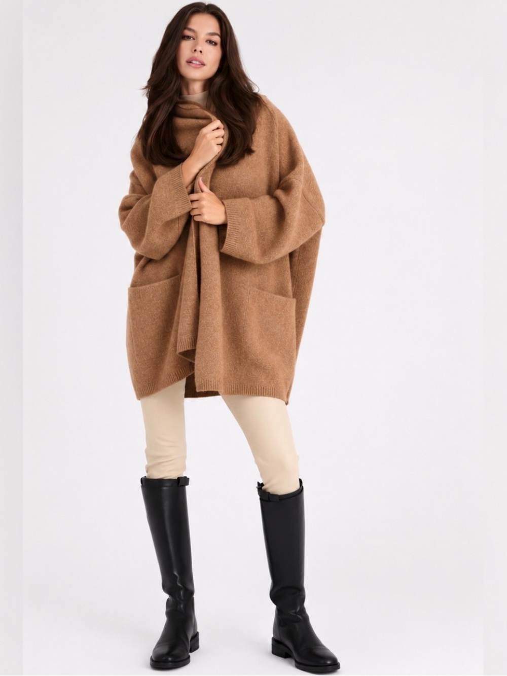 NWT Beryll Cocoon Cashmere Cardigan $780 O/S